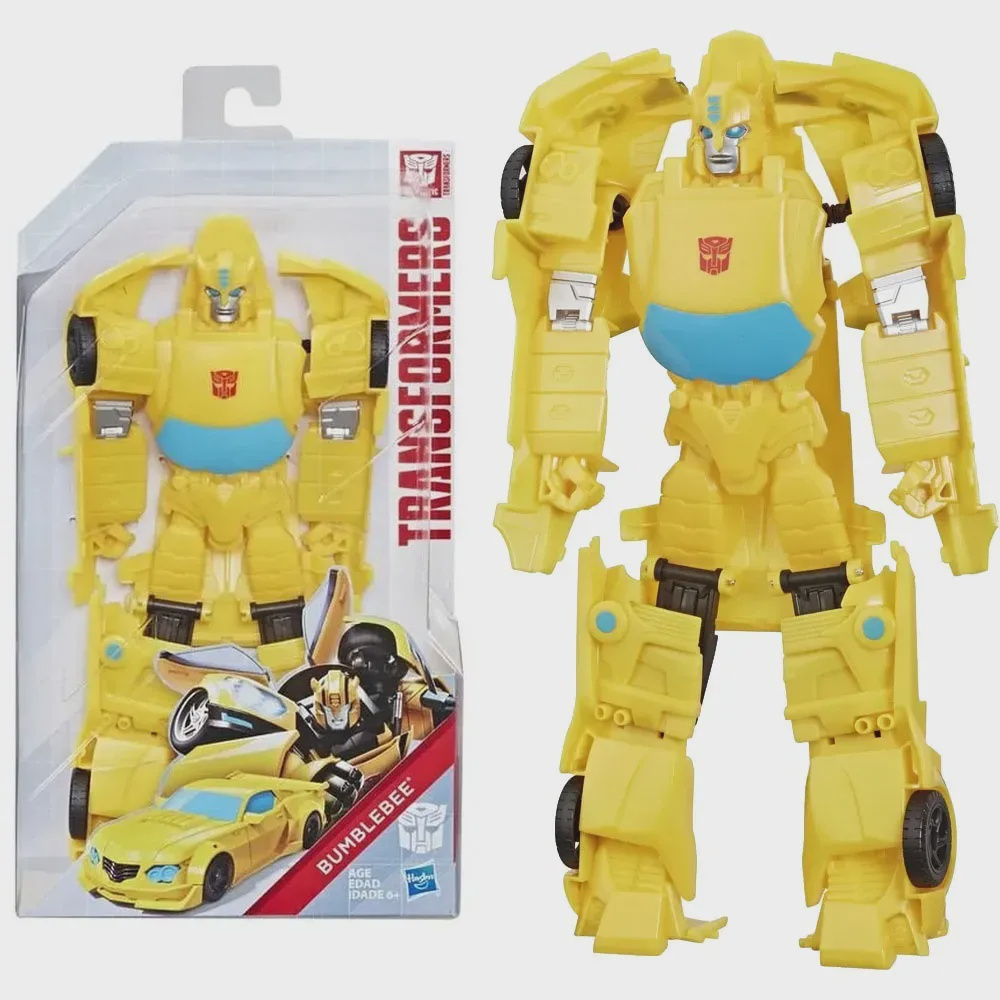 Figura Transformers Mega One Step, Era Da Extinção, Boneco De 25 Cm -  Bumblebee - F1205 - Hasbro em Promoção na Americanas