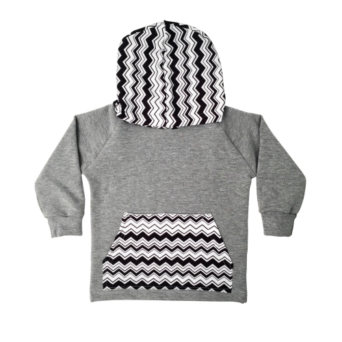 grey moletom com capuz fits