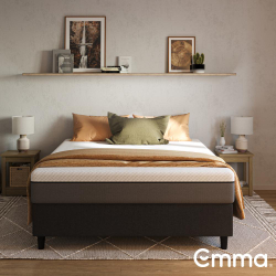 Kit Colchão + Cama Box Emma Original Solteiro Especial (96x203cm) Menor preço em Kit Colchão + Cama Box Emma Original Solteiro Especial (96x203cm)