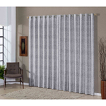 Cortina Taupe Blackout Laminado Mármore Cinza - p/ Varão 4,00 x 2,70