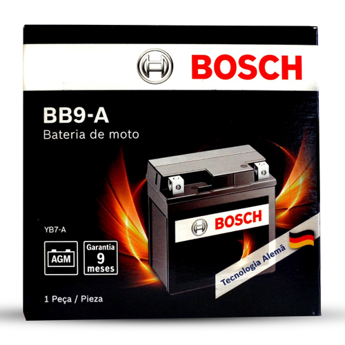 Bateria Moto Suzuki Gsr 125 Bosch 9ah Bb9-a (yb7-a) Em Promoção ...