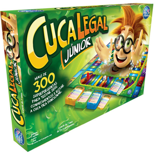 Jogo Cuca Legal Junior 300 Super Perguntas em Promoção na Americanas