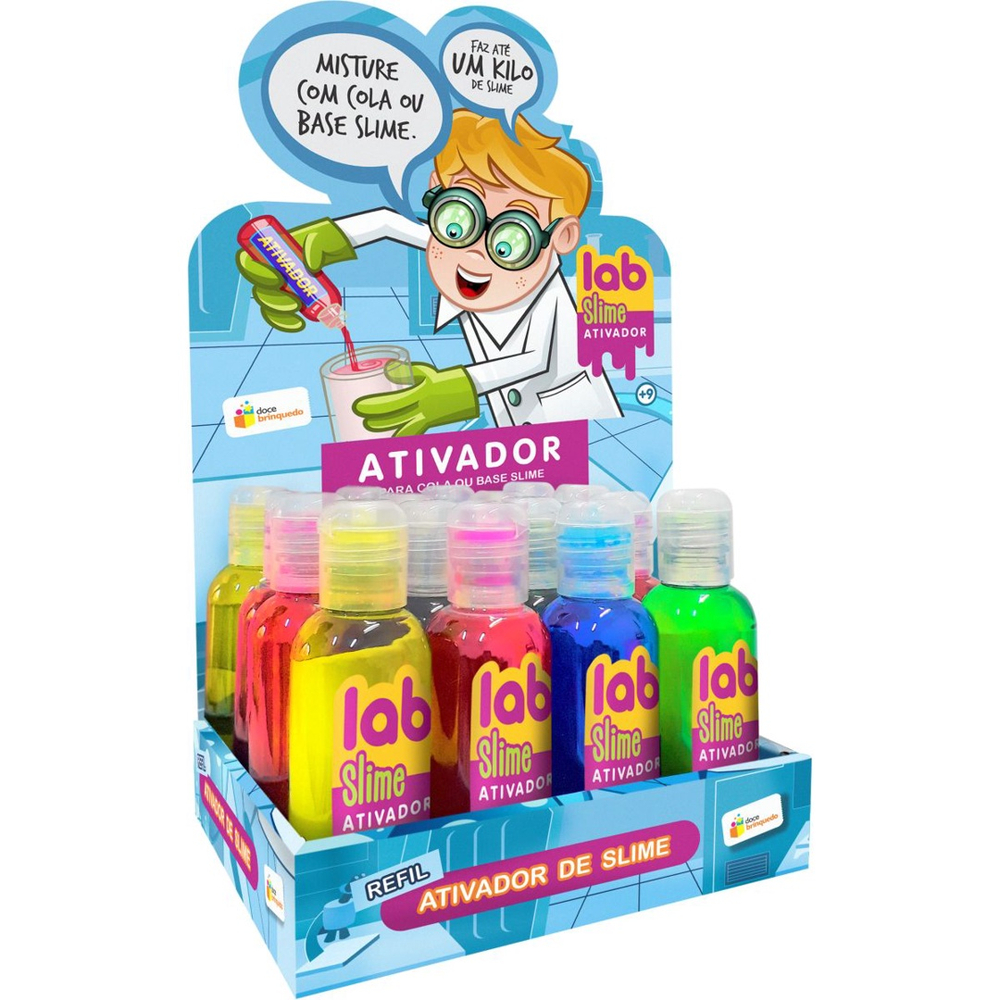 Slime com ativador pronto e ingredientes faça você mesmo diversao em  família - BANG TOYS - Slime / Amoeba - Magazine Luiza