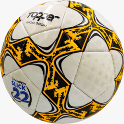 Bola slick 22 futsal topper 6820 laranja/preto é boa?