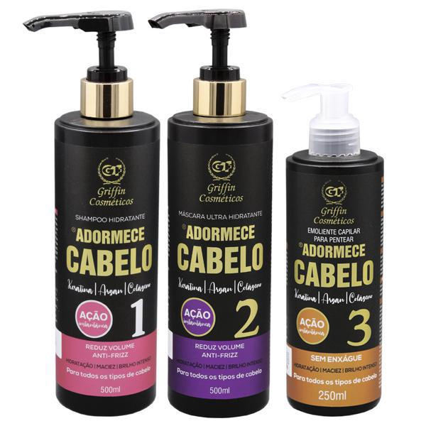 KIT ADORMECE CABELO Keratina, Argan - Kaiká Cosméticos