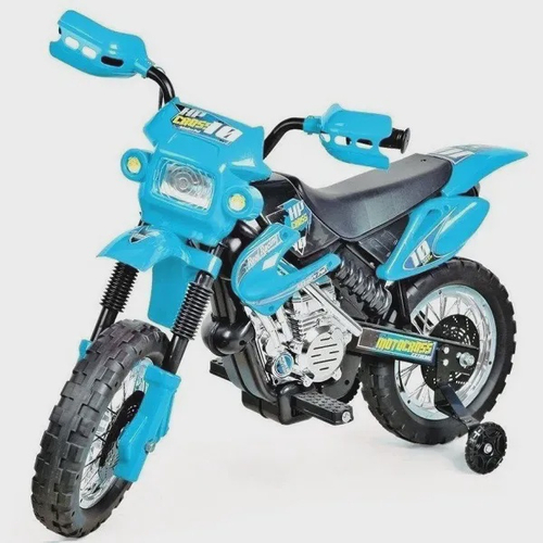 Mini Moto Cross Elétrica 6v Infantil Triciclo Bateria Bivolt - Verde