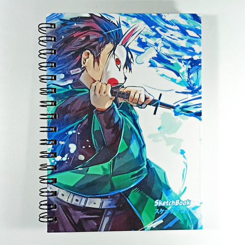 Cadernos notepad caderno de desenho anime blade, рассекающий demônios,  Demon Slayer álbuns para desenhar