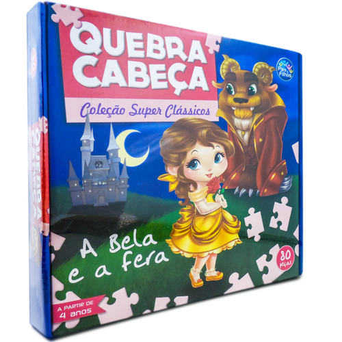 Mini - Princesas: A Bela e a Fera (Minilivro + Quebra-cabeça)