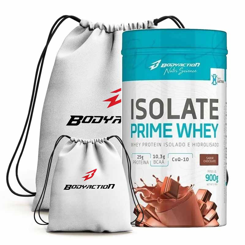 Isolate Prime Whey 900G + Mochila - Body Action (Chocolate) Em Promoção ...