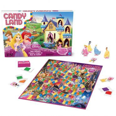 Candy Land Princesas Jogo de Tabuleiro Hasbro 98823 em Promoção na  Americanas