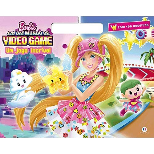 BONECA BARBIE MUNDO VIDEO GAME DTV96 - Papelaria Criativa