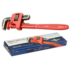 Chave de grifo 12 polegadas 300mm para tubulações e encanamento brasfort 6011 Menor preço em Chave de grifo 12 polegadas 300mm para tubulações e encanamento brasfort 6011