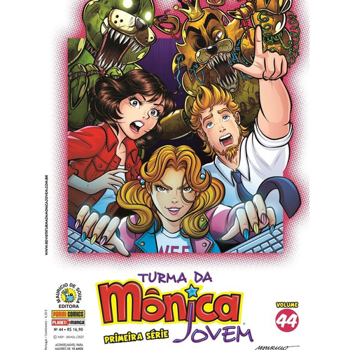 Livro Turma Da Monica Jovem Primeira Serie N44 No Shoptime 1994