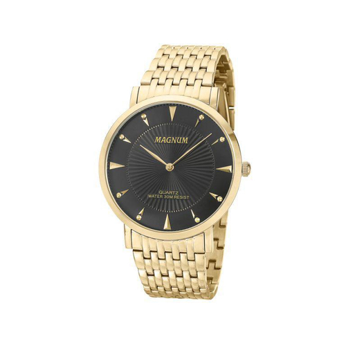 Relógio Masculino Magnum Automático MA33862A Dourado no Shoptime