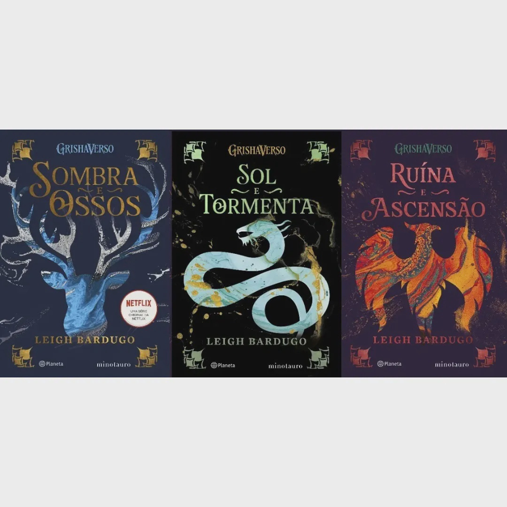 Box Trilogia Completa Sombra E Ossos 3 Volumes Série Netflix