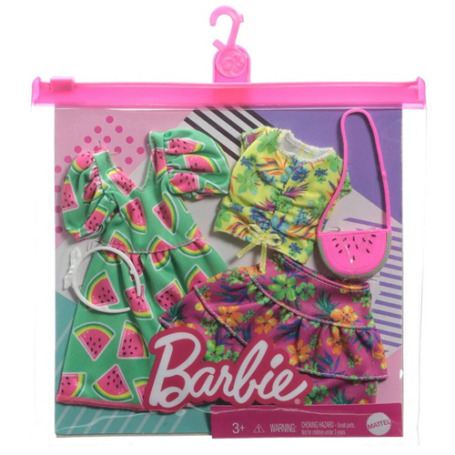 Barbie Roupas E Acessórios Conjunto Floral Com Calça - Mattel