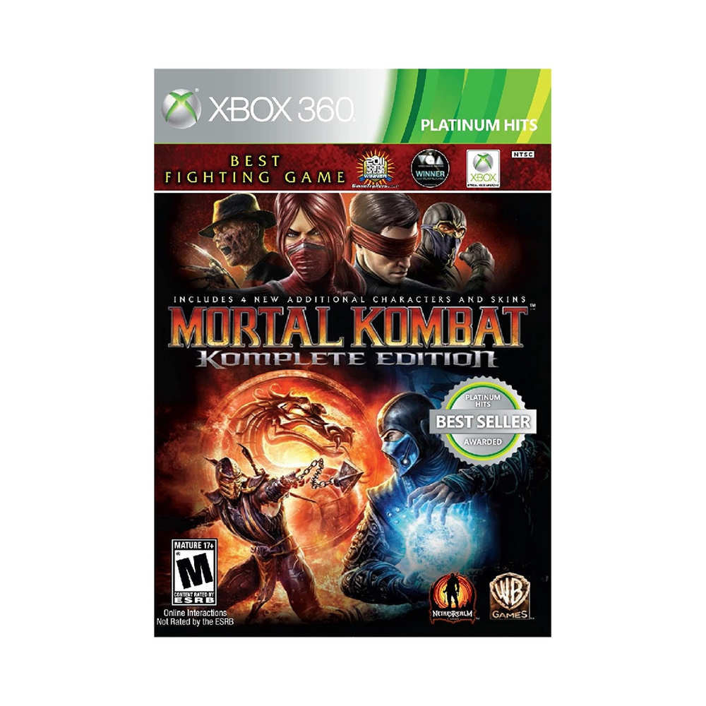 Jogo Mídia Física Mortal Kombat Komplete Edition Xbox 360 No Shoptime