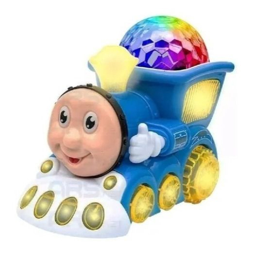 Brinquedo Trem Trenzinho Thomas Infantil Luz Som E Anda