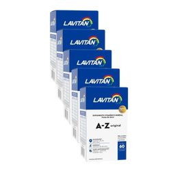 Kit 5 Lavitan Az 60 Cpr Homem A-z Menor preço em Kit 5 Lavitan Az 60 Cpr Homem A-z