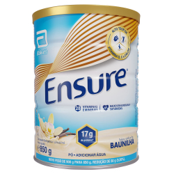 Ensure Pó Suplemento Adulto Sabor Baunilha Lata 850g Menor preço em Ensure Pó Suplemento Adulto Sabor Baunilha Lata 850g
