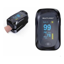 Oxímetro Digital de Dedo Portátil - Multilaser Menor preço em Oxímetro Digital de Dedo Portátil - Multilaser