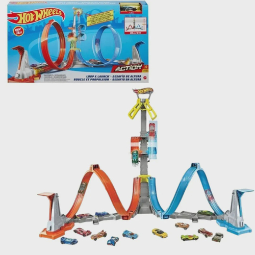 Pista De Looping Hot Wheels Action Desafio Da Altura Mattel