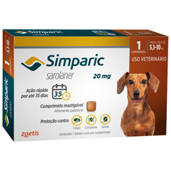 Simparic 20 mg Antipulgas e Carrapatos para cães 5,1 a 10 kg 1 Compr é ruim? Simparic 20 mg Antipulgas e Carrapatos para cães 5,1 a 10 kg 1 Compr é boa?