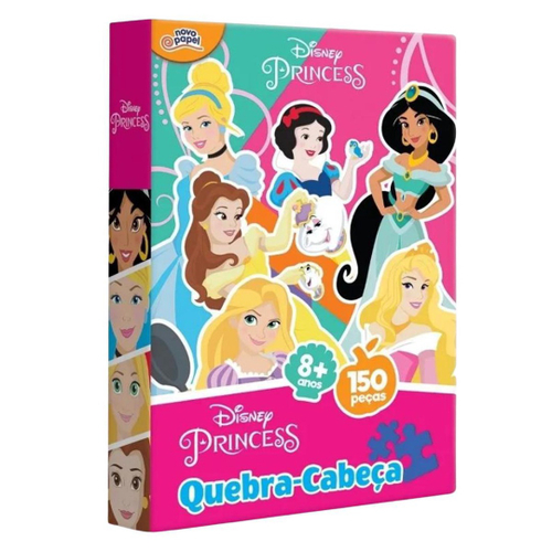 Quebra-Cabeça - Metalizado - 200 Peças - Disney - Princesa - Bela - Toyster