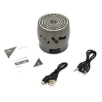 Mini Caixa de Som Wireless Kimiso KMS-601 Chumbo Brilhante