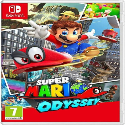 Nintendo Switch Vermelho - Com jogo Super Mario Odyssey