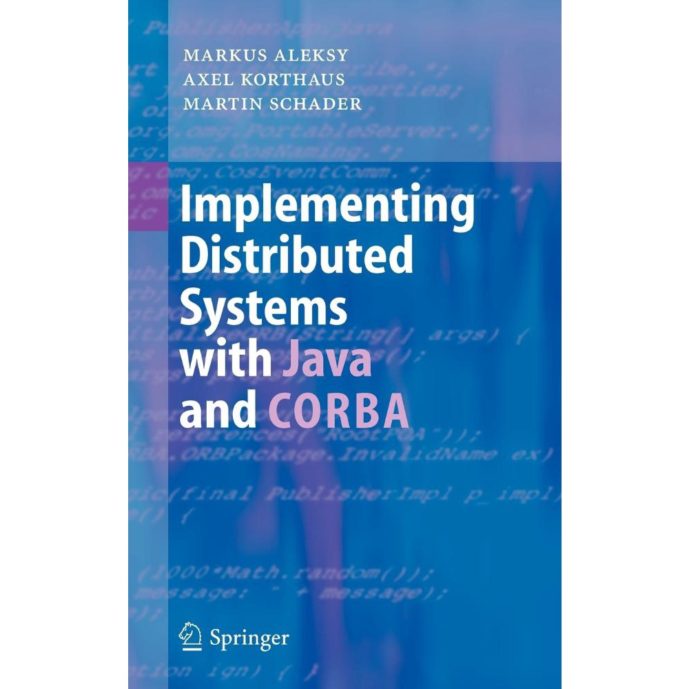 Implementing Distributed Systems with Java and corba em Promoção ...
