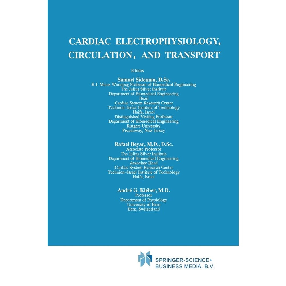 Cardiac Electrophysiology, Circulation, And Transport No Shoptime