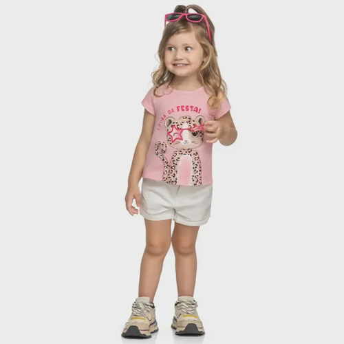 Blusa store infantil verão