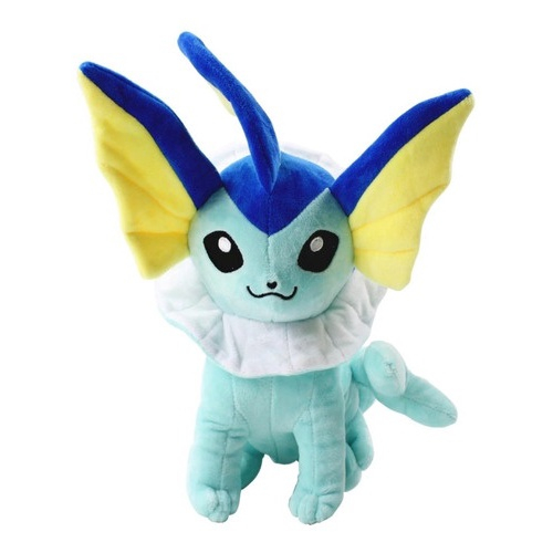 Pokemon Vaporeon 19cm Pelúcia Evoluções Eevee Evolution - Manú Presentes -  Pelúcia - Magazine Luiza