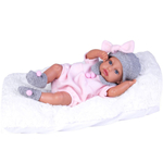 Roupa Para Boneca Bebê Reborn Laura Baby Rosa Nuvem 720 em Promoção na  Americanas