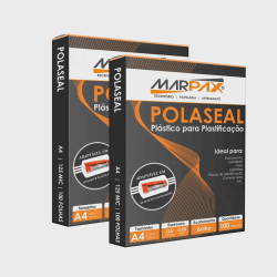 Kit 200un Polaseal A4 0,05mm Plástico para Plastificação Menor preço em Kit 200un Polaseal A4 0,05mm Plástico para Plastificação