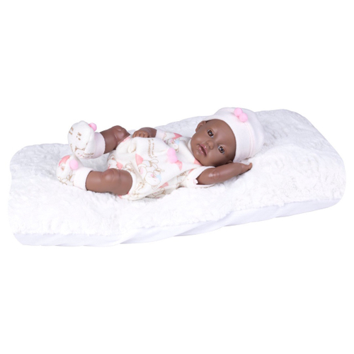 Brinquedos Boneca Reborn Original Negra Bb Riborne Silicone