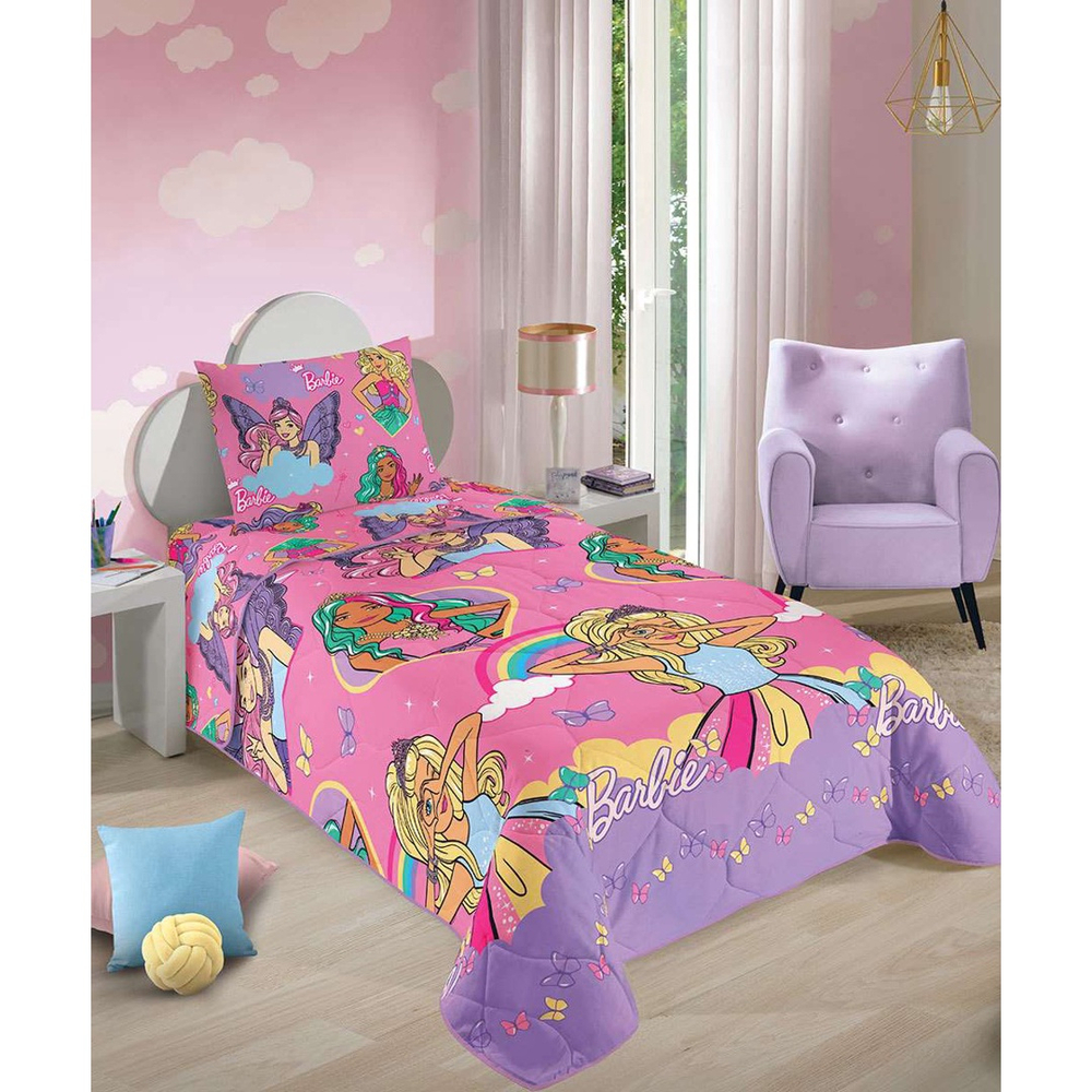 Jogo cama infantil barbie