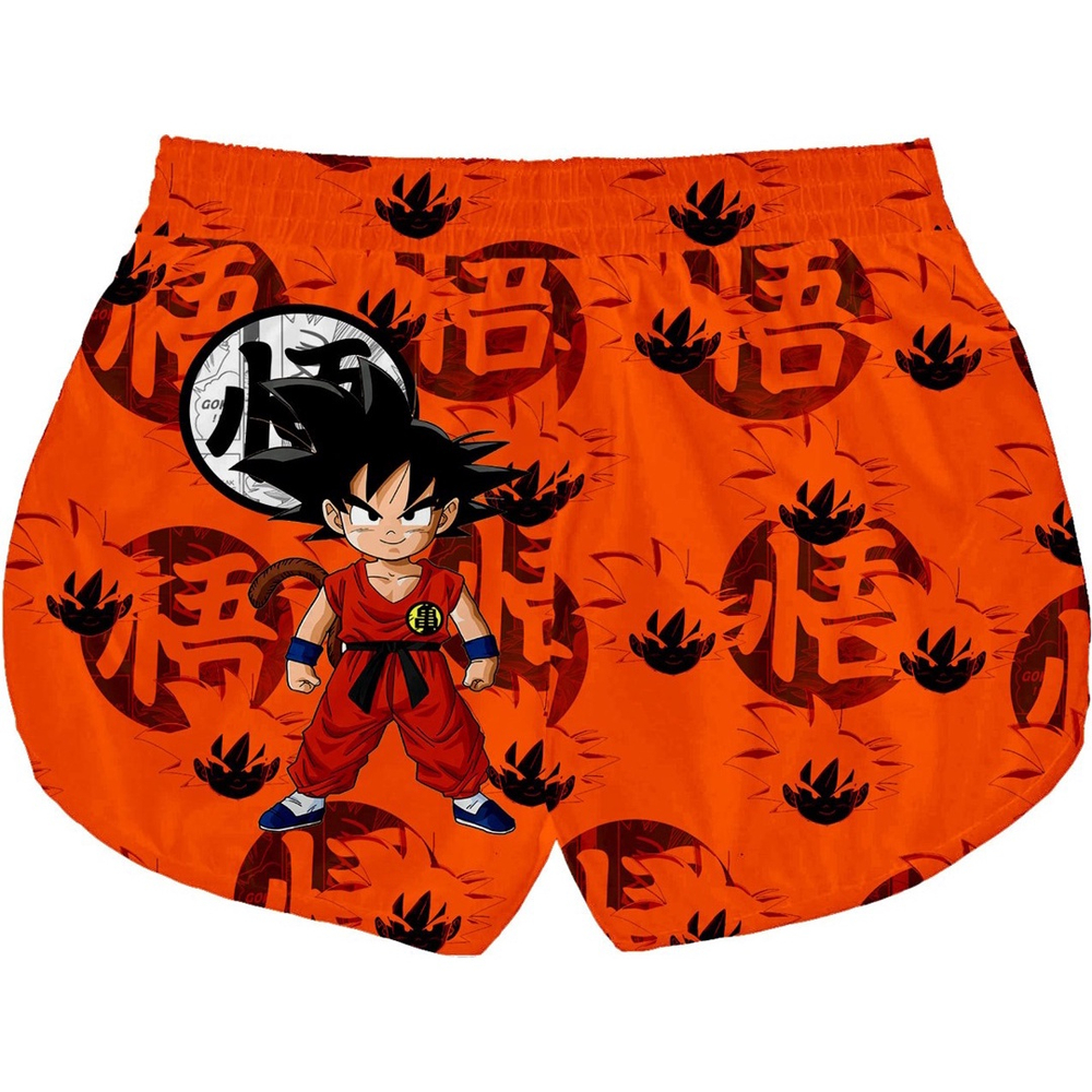 Short Feminino - Dragon Ball - Goku Criança - Laranja (89) no Shoptime