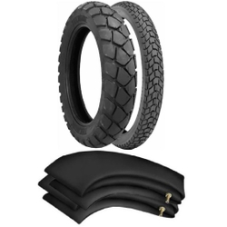 Par De Pneus E Câmaras Xre 300 xr 200 Tornado Lander 250 xtz 125 Traseiro 120/80-18 E Dianteiro 90/90-21 Plus Normal Technic Menor preço em Par De Pneus E Câmaras Xre 300 xr 200 Tornado Lander 250 xtz 125 Traseiro 120/80-18 E Dianteiro 90/90-21 Plus Normal Technic