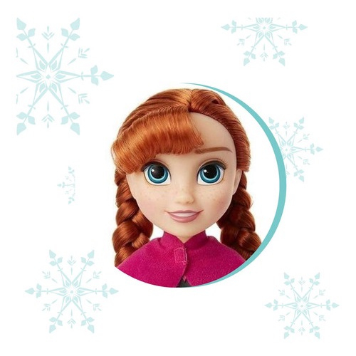 Boneca Frozen Kit Anna Elsa + Olaf Passeio Vinil Disney