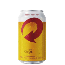 Cerveja Skol Pilsen Lata 350ml Menor preço em Cerveja Skol Pilsen Lata 350ml