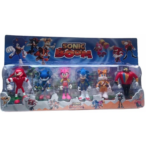 Kit Bonecos Sonic Conjunto Com 6 personagens. em Promoção na Americanas