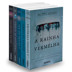 Kit A Rainha Vermelha - Coleção 5 livros Victoria Aveyard Menor preço em Kit A Rainha Vermelha - Coleção 5 livros Victoria Aveyard