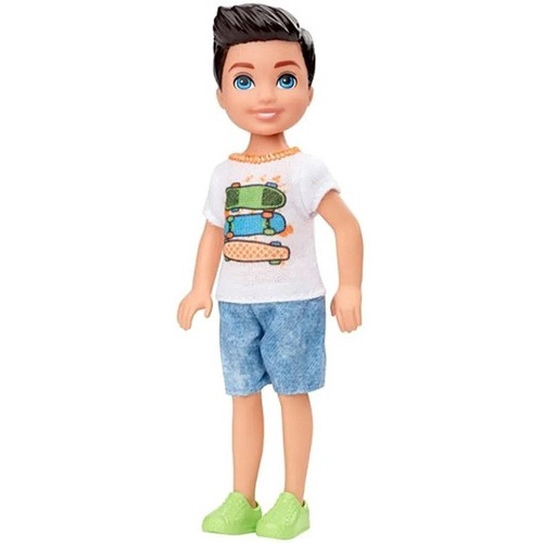 Boneca Barbie Fam lia Chelsea Club Menino Skateboard Mattel no