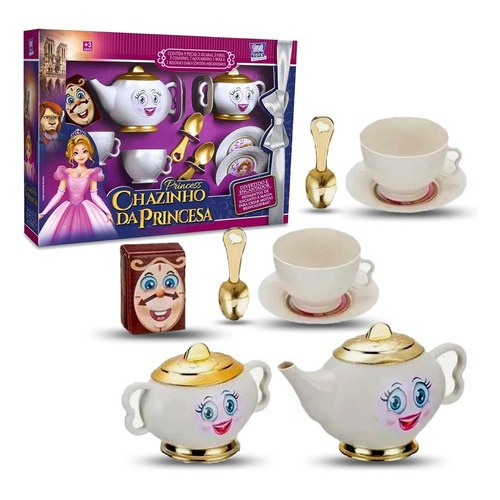 Jogo De Cha Infantil 5 Pecas Kit Chazinho Disney Princesas