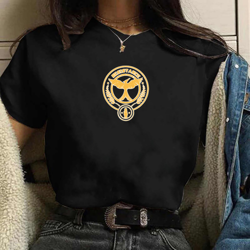 Camiseta blusa Jogos Vorazes tordo dourado Hunger Games