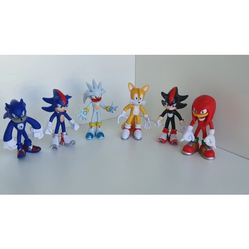 Turma do Sonic - bonecos de decoração