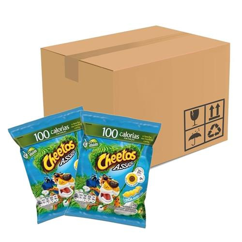 Biscoito Elma Chips: Cheetos Onda Requeijão - 40 Uni. De 20g