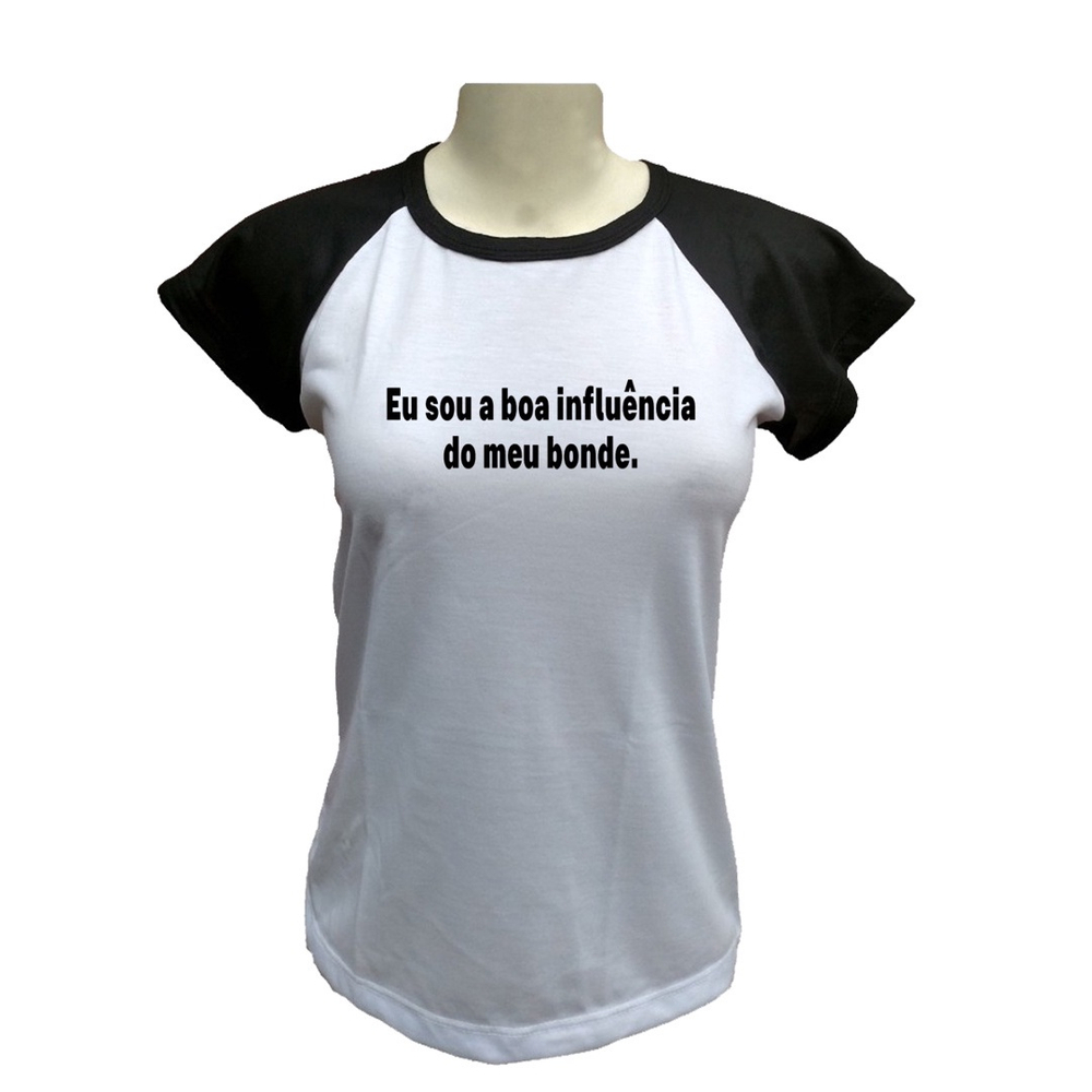 Camiseta Baby Look Feminina Frases Trem Bão - Minas Gerais - Gíria Mineira  - Frases Divertida e Engraçada (Branco, P)